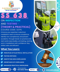 SS 638 Course on Inspection and Testing (Theory & Practical) (Course Code: SSTP) JAN