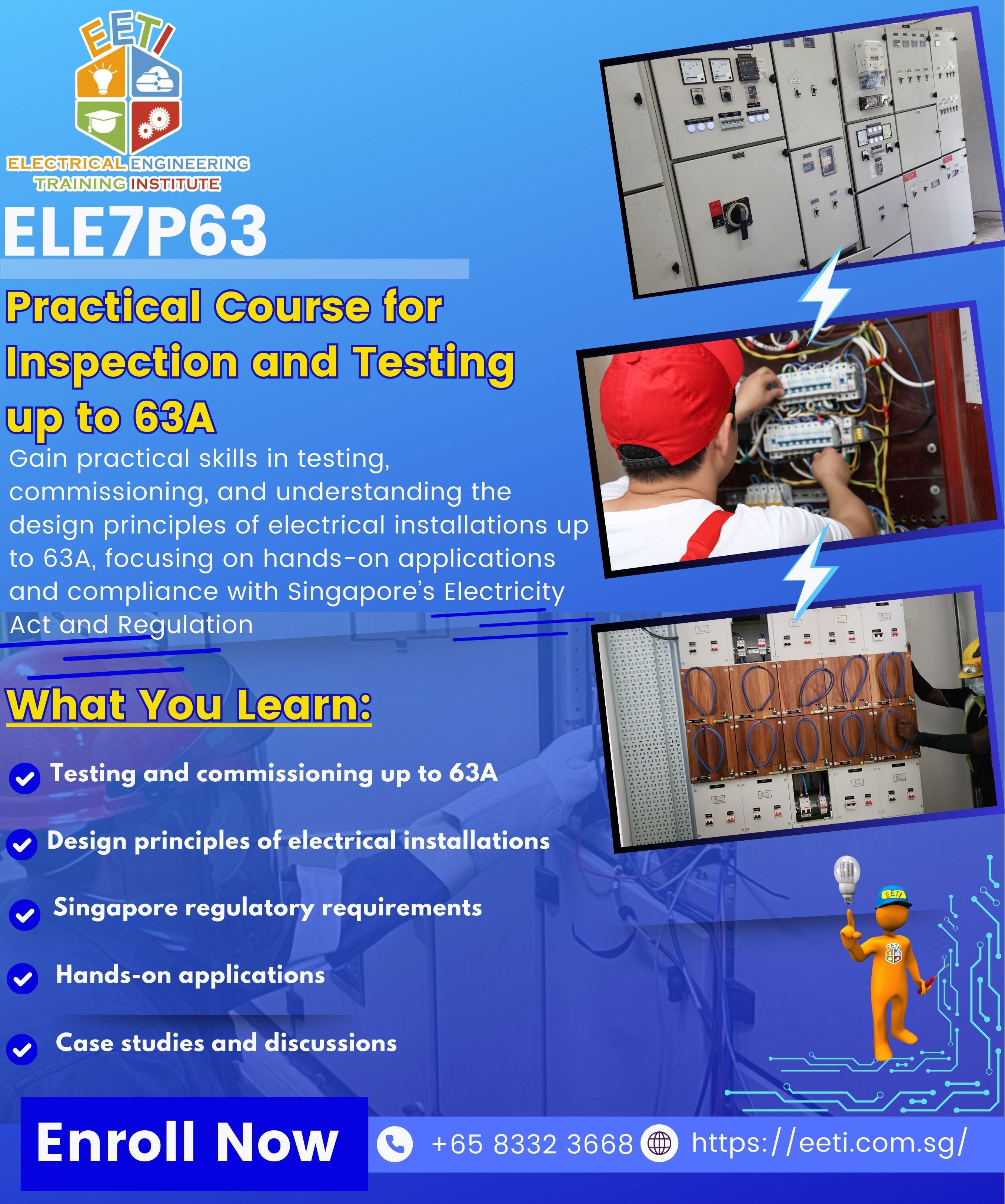 Practical Course for Inspection and Testing up to 63A (ELE7P63 ...