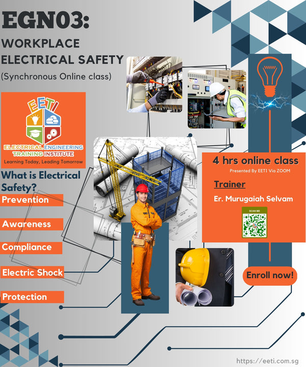 WORKPLACE ELECTRICAL SAFETY - EGN03 (Synchronous Online class)
